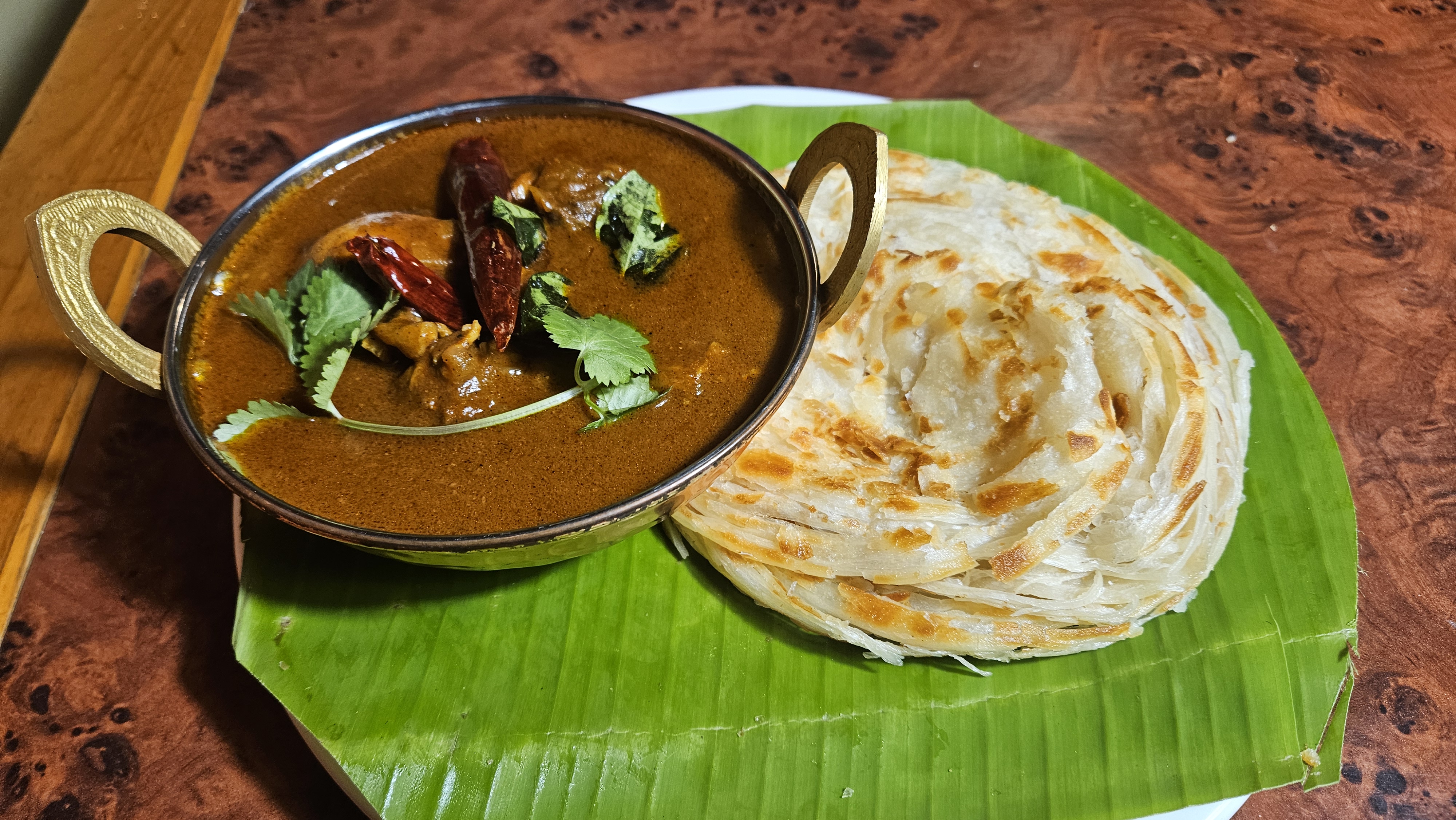 Parotta Chettinad Chicken